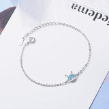 Silver Zircon Star Bracelets Gift Jewelry