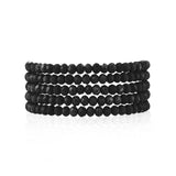 5pcs Sparkling Crystal Stretch Bracelets Women Holiday Beach Surf Jewelry
