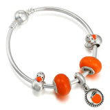 Cartoon Rabbit Charm Bracelets With Silver Bracelet Women Kids Men Couples