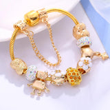 Bella Charms Bracelet DIY Snake Chain Jewelry Gift