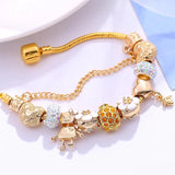 Bella Charms Bracelet DIY Snake Chain Jewelry Gift
