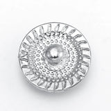6pcs Snap Button Jewelry Mixed Metal 18mm Snaps with Rhinestone Button