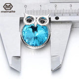 6pcs Owl Snap Button Fit 18mm Snap Bracelets Bangles DIY Ginger Charms