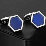 Crystal Cufflinks for Men's French Suit Shirt Wedding Party Jewelry