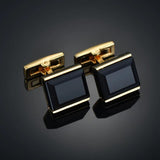 Crystal Cufflinks for Men's French Suit Shirt Wedding Party Jewelry