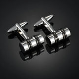 Crystal Cufflinks for Men's French Suit Shirt Wedding Party Jewelry
