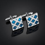 Crystal Cufflinks for Men's French Suit Shirt Wedding Party Jewelry