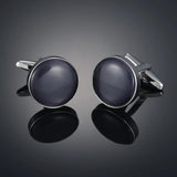 Crystal Cufflinks for Men's French Suit Shirt Wedding Party Jewelry