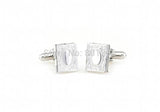 Men's Silver Photo Frame Cufflinks Copper Material Wholesale & Retail