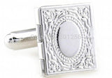Men's Silver Photo Frame Cufflinks Copper Material Wholesale & Retail