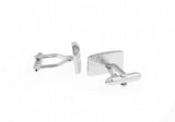 Men's Silver Copper Rectangle Cufflinks Wholesale & Retail