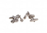 iGame Arrival Men's Cuff Links Motorbike Brass Material