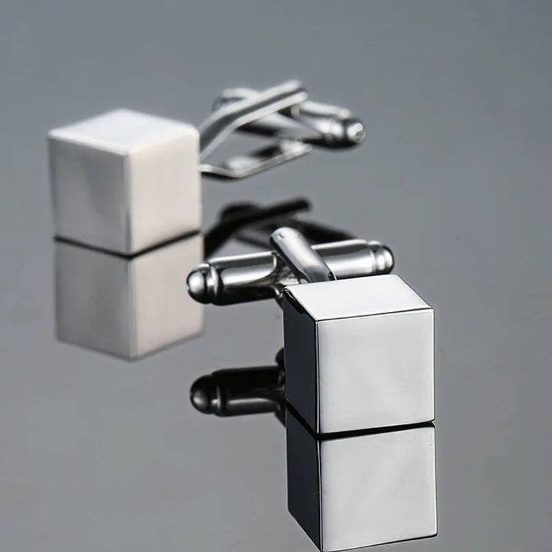 Vintage Pattern Cufflinks Copper Metal Engraved Men's French Suits Jewelry