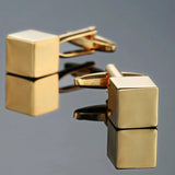 Vintage Pattern Cufflinks Copper Metal Engraved Men's French Suits Jewelry