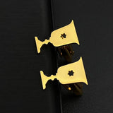 Jewish Goblet Cufflinks Stainless Steel Wedding Party