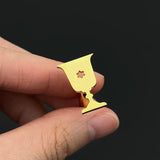 Jewish Goblet Cufflinks Stainless Steel Wedding Party