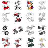 Novelty Vehicle Motorcycles/Bicycles Seat Cufflinks