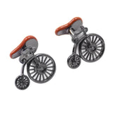 Novelty Vehicle Motorcycles/Bicycles Seat Cufflinks