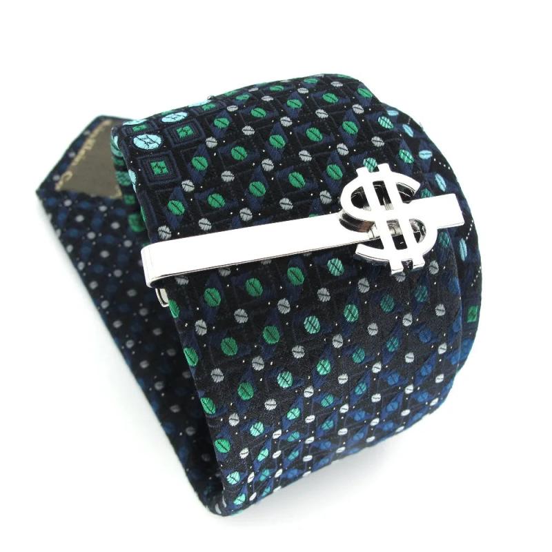 iGame Novel Silver U.S. Dollar Tie Bar For Men