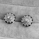 Crystal Cufflinks Groom Wedding Party Jewelry Rhinestone Cuff Buttons
