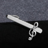 Men's Music Tie Clip Business Shirt Notes Tie Clip