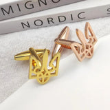 French Shirt Men's Cufflinks Tryzub Classic High-end Banquet Suit Jewelry