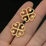 Adinkra Symbol Cufflinks Stainless Steel Wedding Jewelry