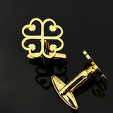 Adinkra Symbol Cufflinks Stainless Steel Wedding Jewelry