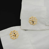 Adinkra Symbol Cufflinks Stainless Steel Wedding Jewelry