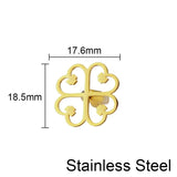 Adinkra Symbol Cufflinks Stainless Steel Wedding Jewelry