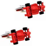 Car Racecar Bus Tractor Train Tank Gear Cufflinks Men Cuff Links