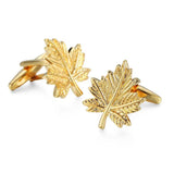Men's Laser Lattice Cufflinks, Four Leaf Clover Design