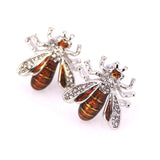 Men's Small Bee Cufflinks French Shirt Hand Insect Shape