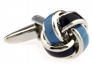 iGame Cuff Links Brass Metal Knot