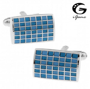 iGame Men Enamel Cufflinks Brass Colour Cuff links