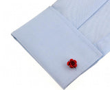 Novelty Red/Rose Cuff Links - 2 Colors Option
