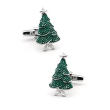 iGame Arrival Christmas Tree Cuff Links Brass Material Cufflinks