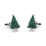iGame Arrival Christmas Tree Cuff Links Brass Material Cufflinks