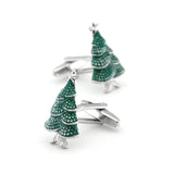 iGame Arrival Christmas Tree Cuff Links Brass Material Cufflinks
