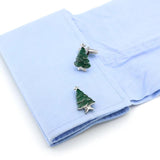 iGame Arrival Christmas Tree Cuff Links Brass Material Cufflinks