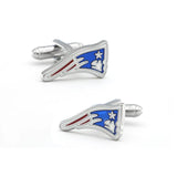 Rugby Team Cuff Links Patriots Brass Material Men's Novelty Cufflinks