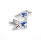 Rugby Team Cuff Links Patriots Brass Material Men's Novelty Cufflinks