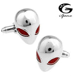 Alien Style Cuff Links - 2 Colours Option