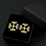 Hand of God Cufflinks for Men Stainless Steel Cross Religion Amulet