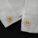 Hand of God Cufflinks for Men Stainless Steel Cross Religion Amulet