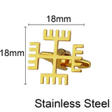 Hand of God Cufflinks for Men Stainless Steel Cross Religion Amulet