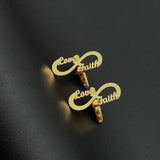 Infinity Cufflinks for Mens Stainless Steel Wedding Guests