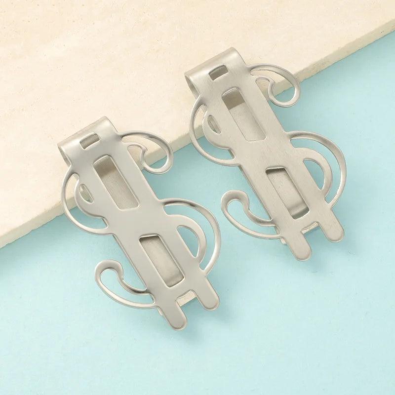 5Pcs Stainless Steel Money Clip Cash Clamp Party Business DIY Jewelry