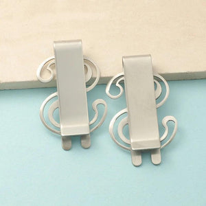 5Pcs Stainless Steel Money Clip Cash Clamp Party Business DIY Jewelry