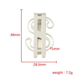 5Pcs Stainless Steel Money Clip Cash Clamp Party Business DIY Jewelry